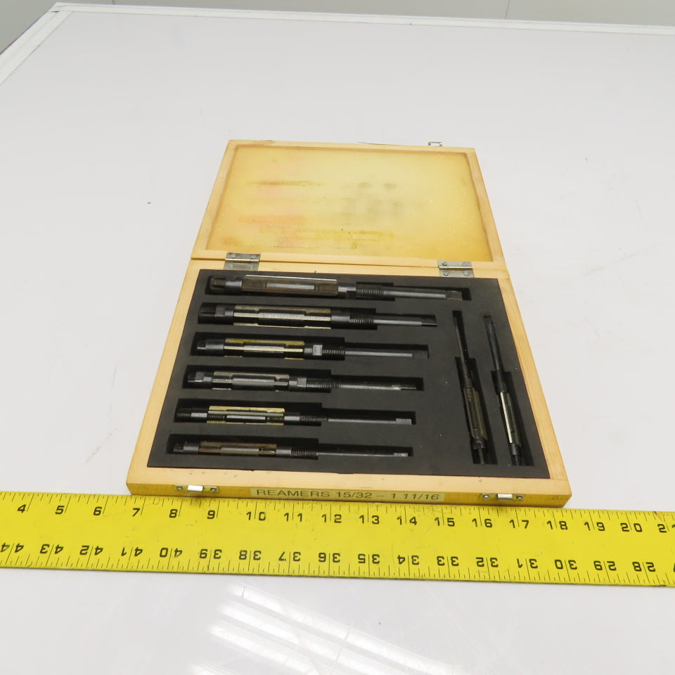 Value Collection AHR/EC/A-H/ST8 Adjustable Hand Reamer Set A-H 15/32"-1-11/16"