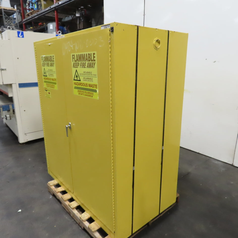 Eagle HAZ1955 110 Gallon 2-Drum Flammable Liquid Storage Cabinet 57.5"x 31"x 65"