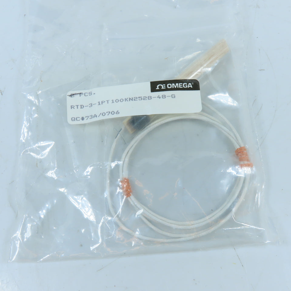 Omega RTD-3-1PT100KN2528-48-G RTD Pt100 Sensor Element 48" Fiberglass Lead