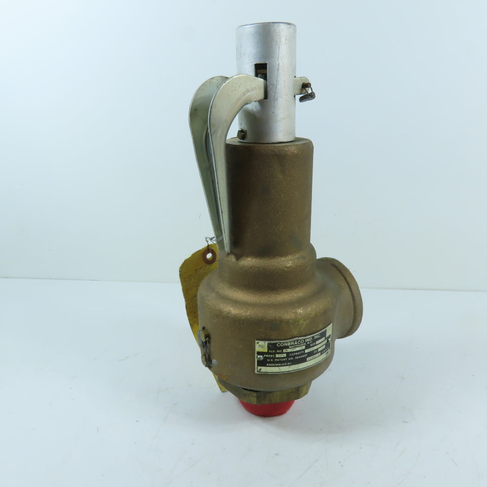 Conbraco 19-602-40 175PSI 1-1/2" Bronze Safety Relief Valve 2880 SCFM