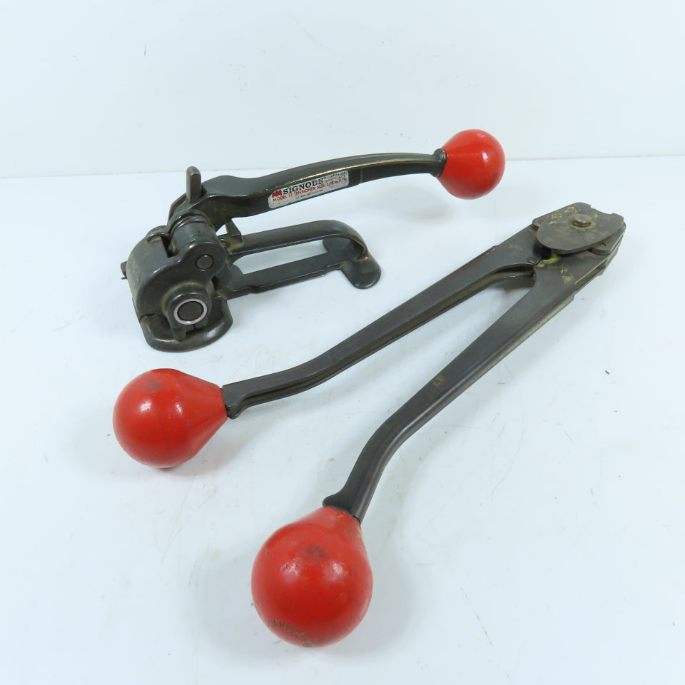 Signode ST Steel Strapping Tensioner & Sealer Crimper Tool Set 3/8" to 3/4"
