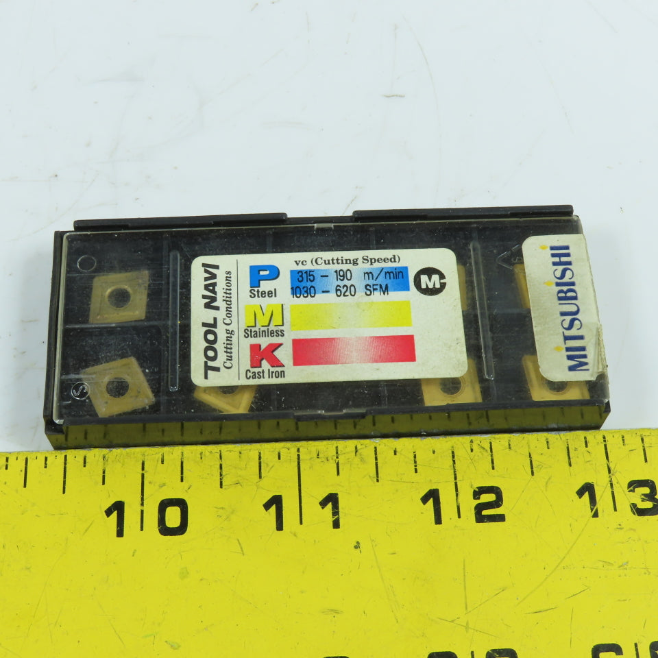 Mitsubishi CNMG322MS Carbide Turning Inserts Grade UC6010 Lot Of 9