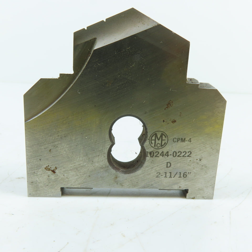 AMEC 10244-0222 Profile Cutterhead Knife Insert 2-11/16" CPM-4 Tool Steel