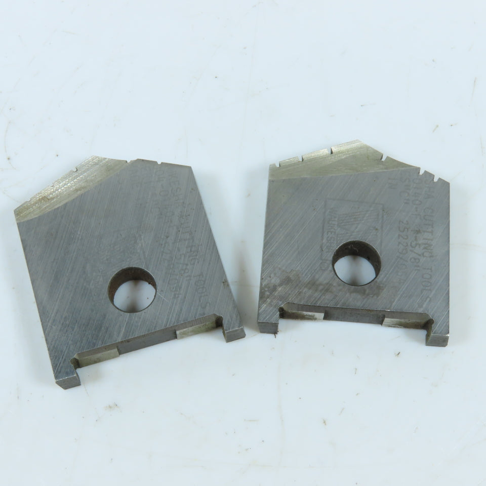 Waukesha 1004-0140-F 1-5/8" Insert Drill Spade Blade Series C Lot Of 2