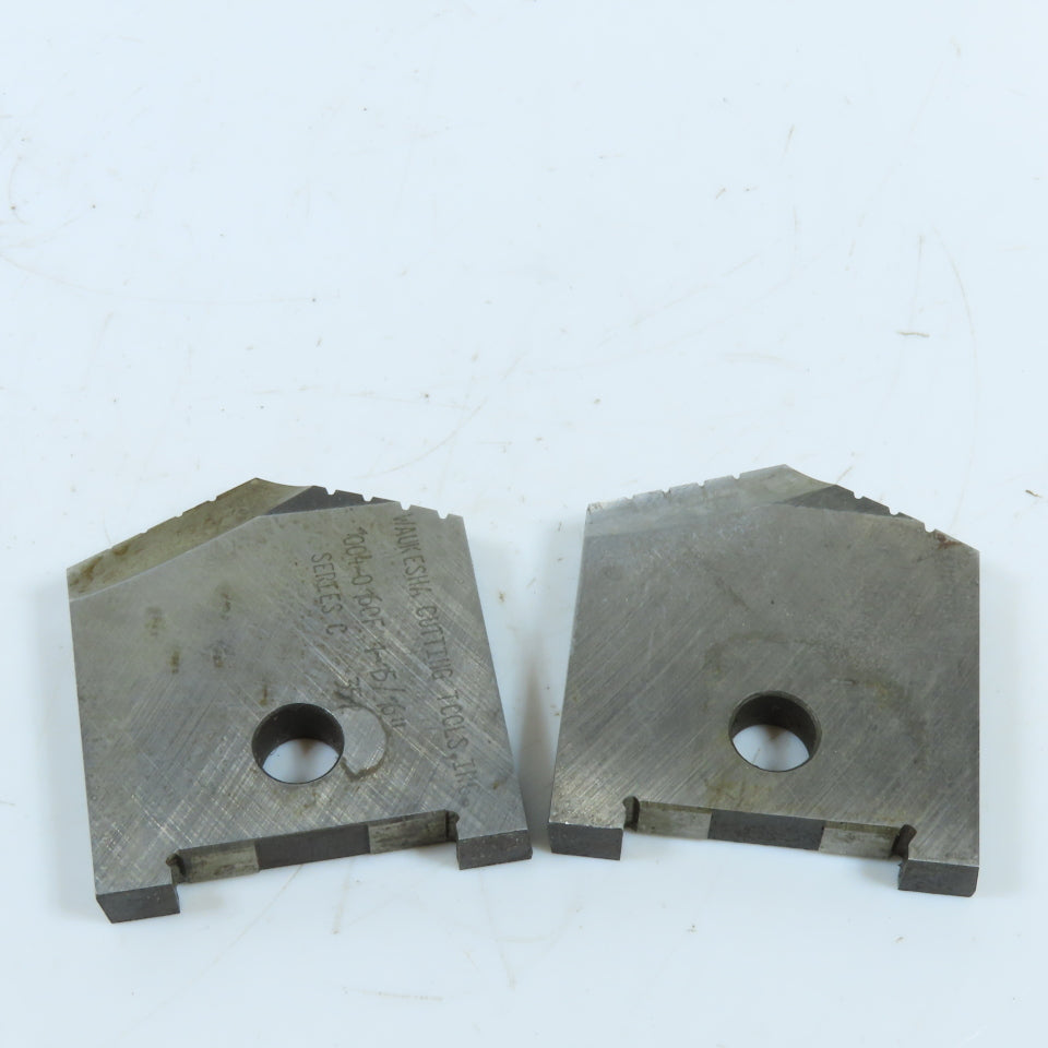 Waukesha 1004-0160F 1-15/16" Series C HSS Spade Drill Insert Lot Of 2