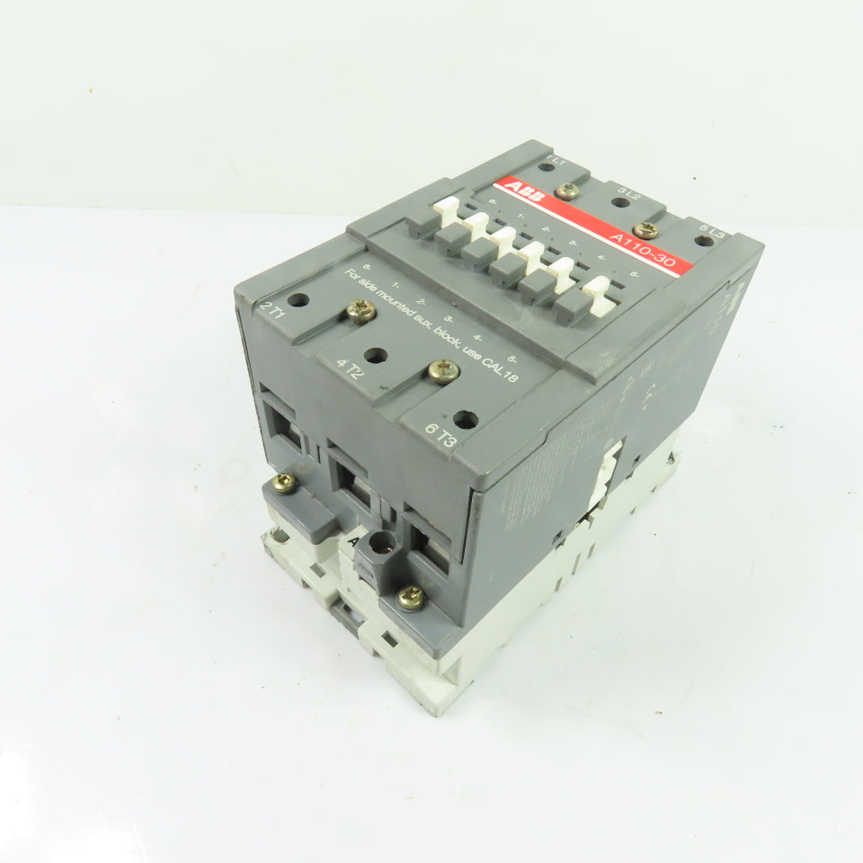 ABB A110-30 160A 3-Pole Magnetic Contactor 600V 110/120V Coil