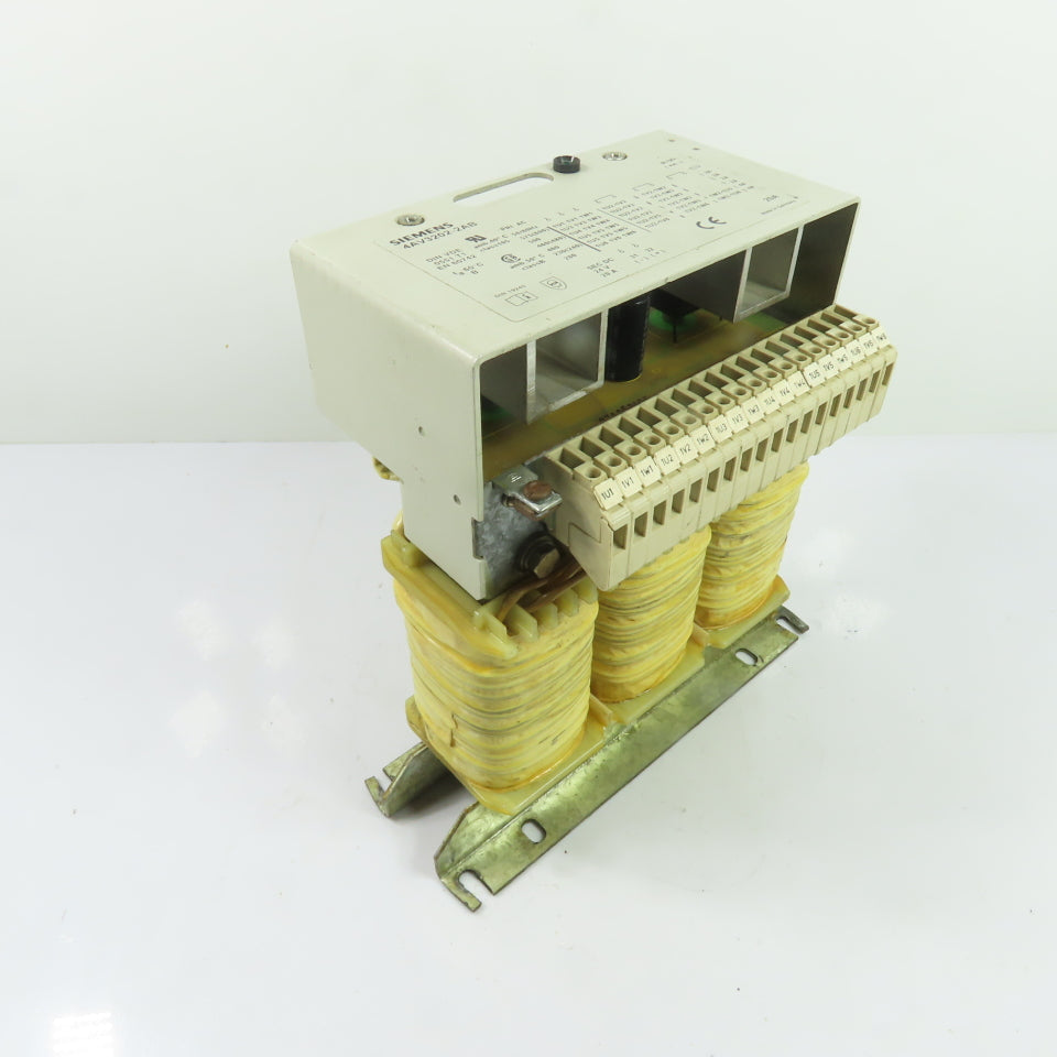 Siemens 9160050 4AV3202-2AB 3Ph Multi-Tap Transformer 200-575VAC Pri 24VDC Sec
