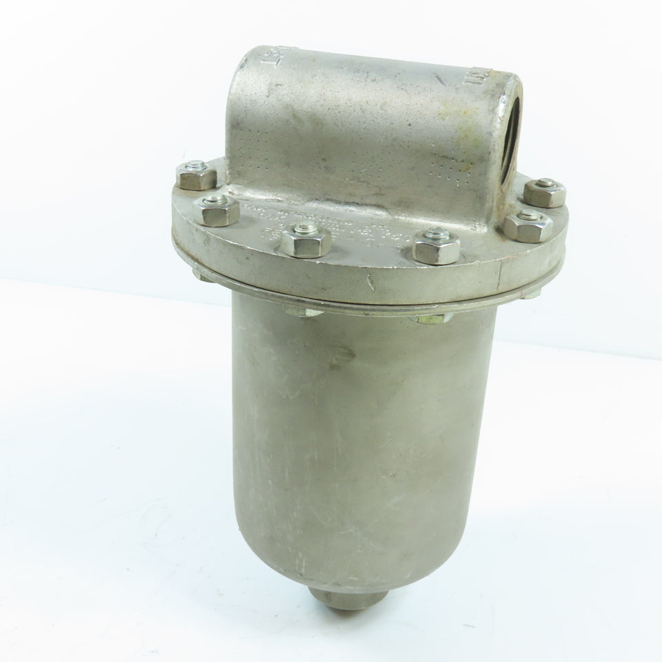 Clark-Reliance SHG-3 3/4" NPT Stainless Steel Inline Pipeline Strainer 300PSI