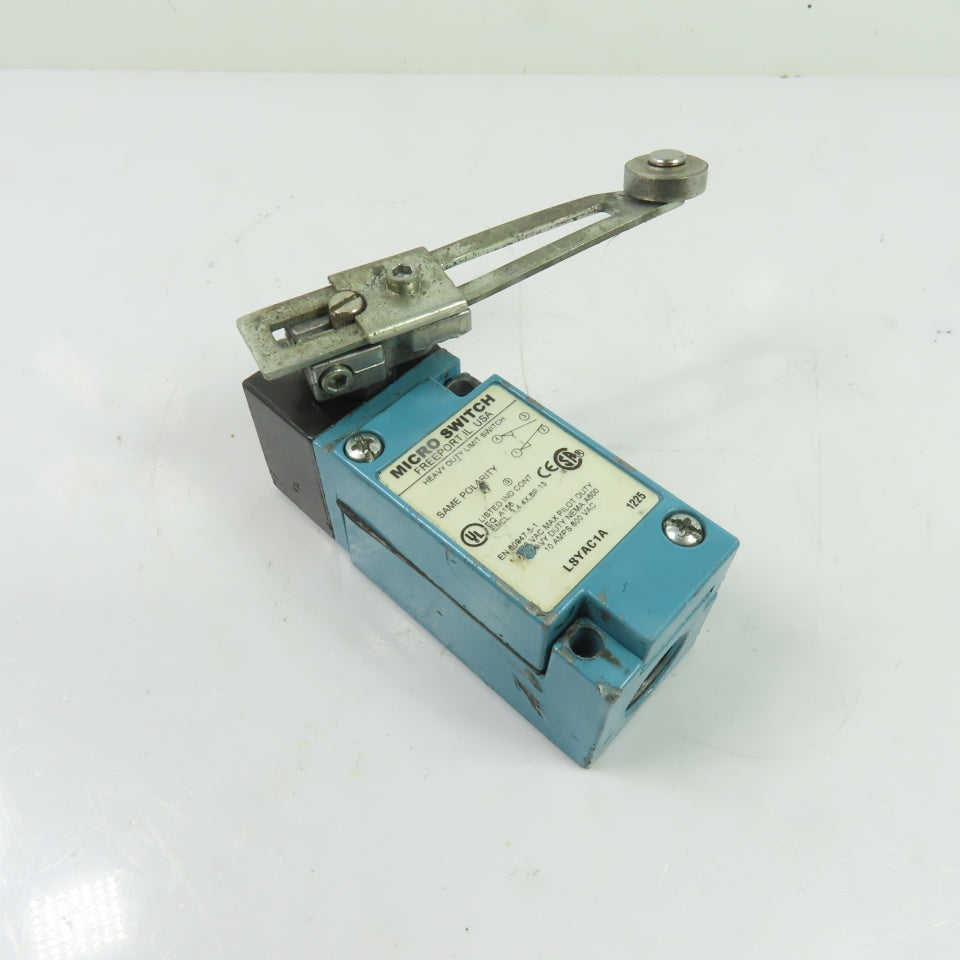 Micro Switch LSYAC1A 10A SPDT Roller Lever Limit Switch 600VAC