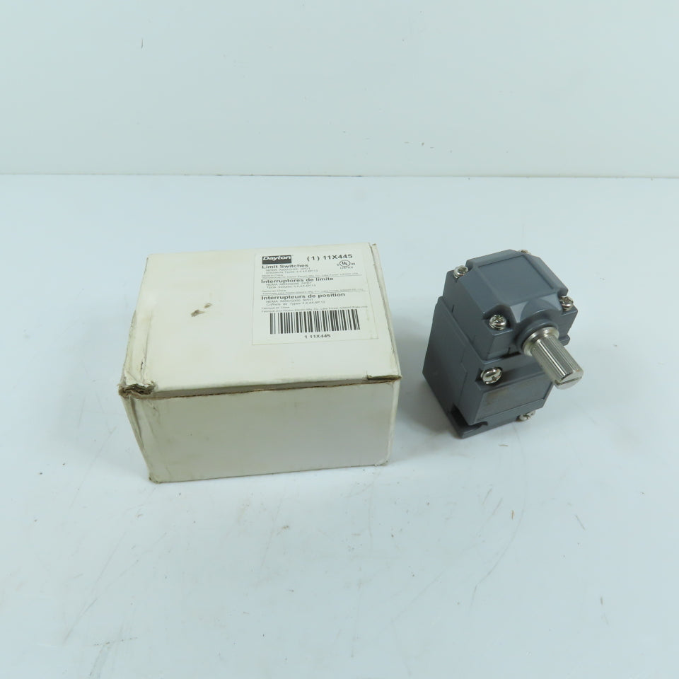 Dayton 11X445 Heavy Duty Rotary Head Limit Switch SPDT 600VAC