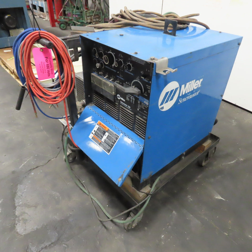 Miller 903056 Syncrowave 250 1Ph AC/DC TIG Stick Welder W/Bernard Coolant System