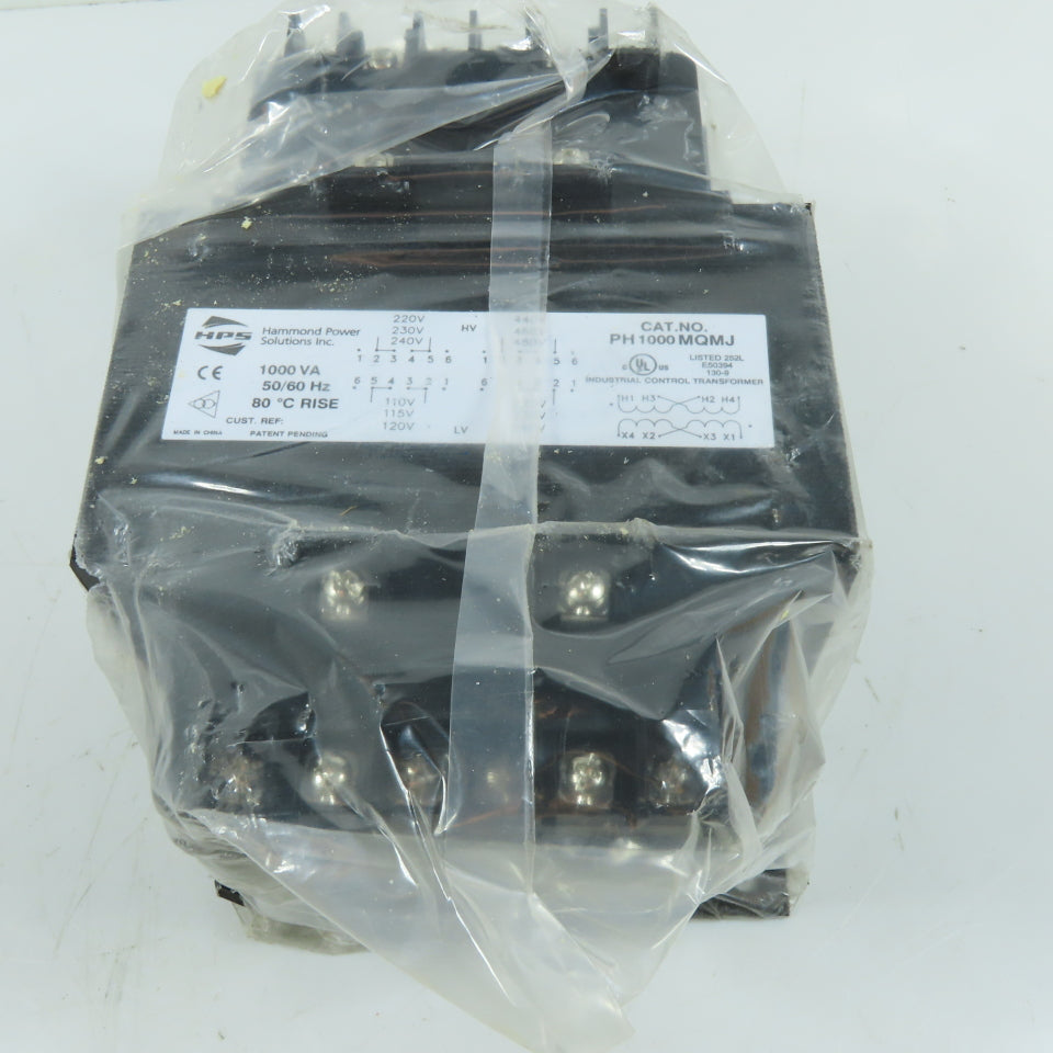 Hammond PH1000MQMJ 1000VA Single Phase Industrial Control Transformer