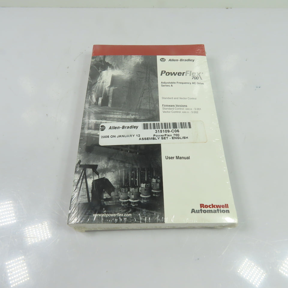 Allen-Bradley PowerFlex 700 AC Drive User Manual & Quick Start Guide Set