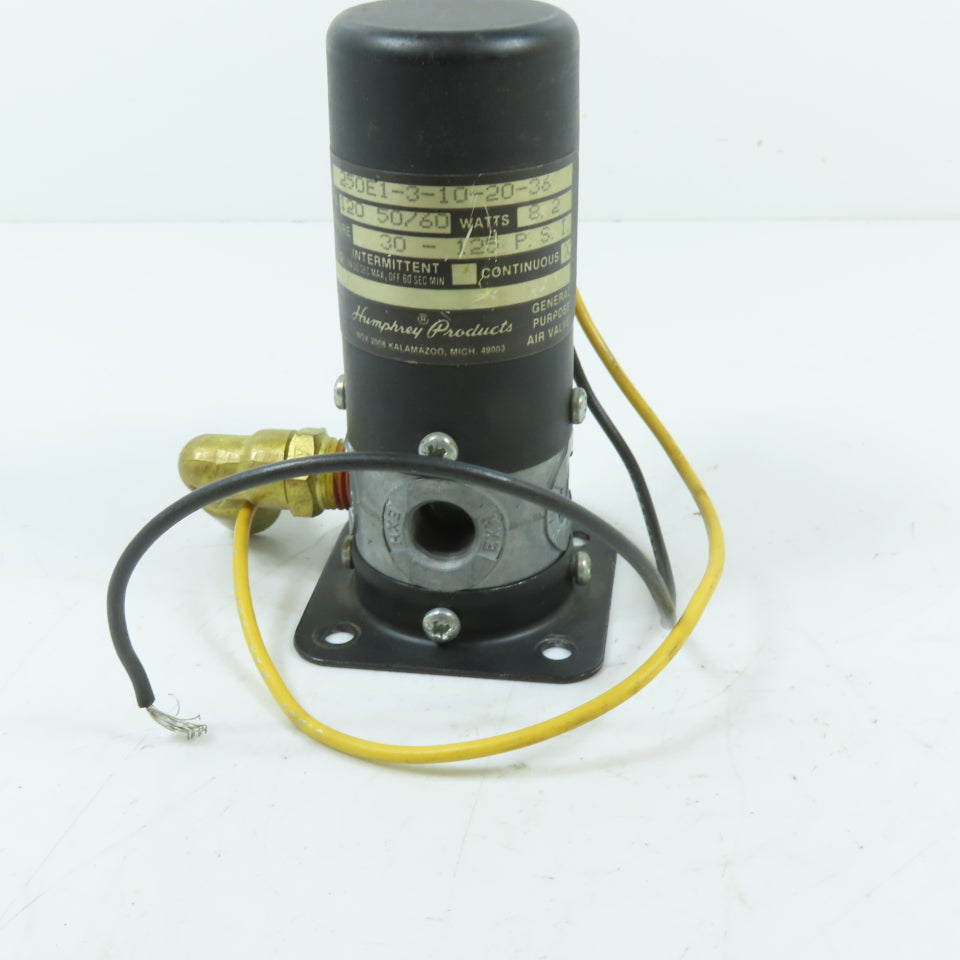Humphrey Products 250E1-3-10-20-36 120V General Purpose Pneumatic Solenoid Valve