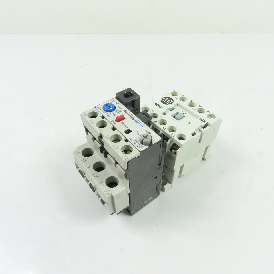 Allen-Bradley 100-M09N*3 9A 3-P Contactor w/ 193-A1C1 Overload Relay 110V Coil