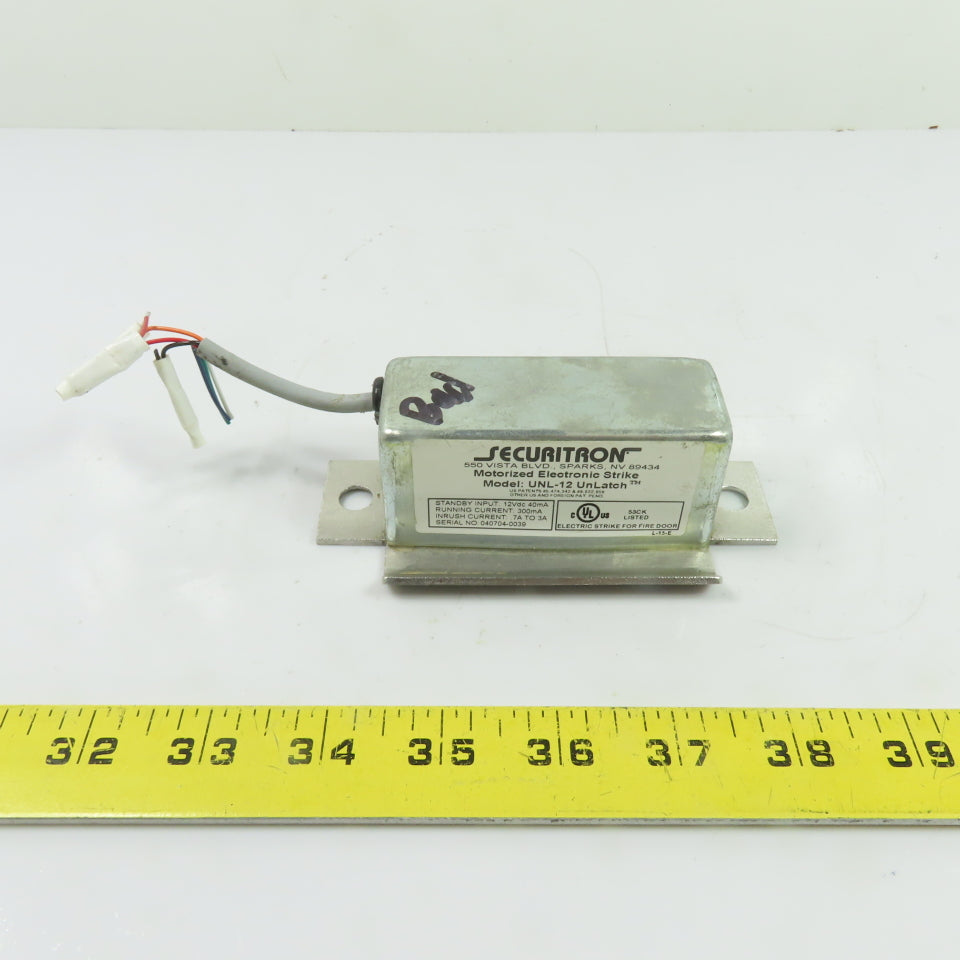 Securitron UNL-12 12VDC Motorized Electronic Strike