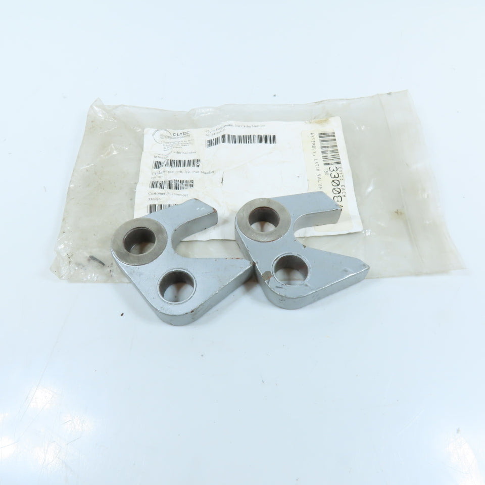 Clyde Bergemann BE-765 Soot Blower Latch Valve Hooks Lot Of 2