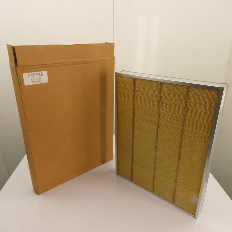 Hatfield B11-4229 Deep Pleat HEPA Air Filter Element 24" x 19.5"