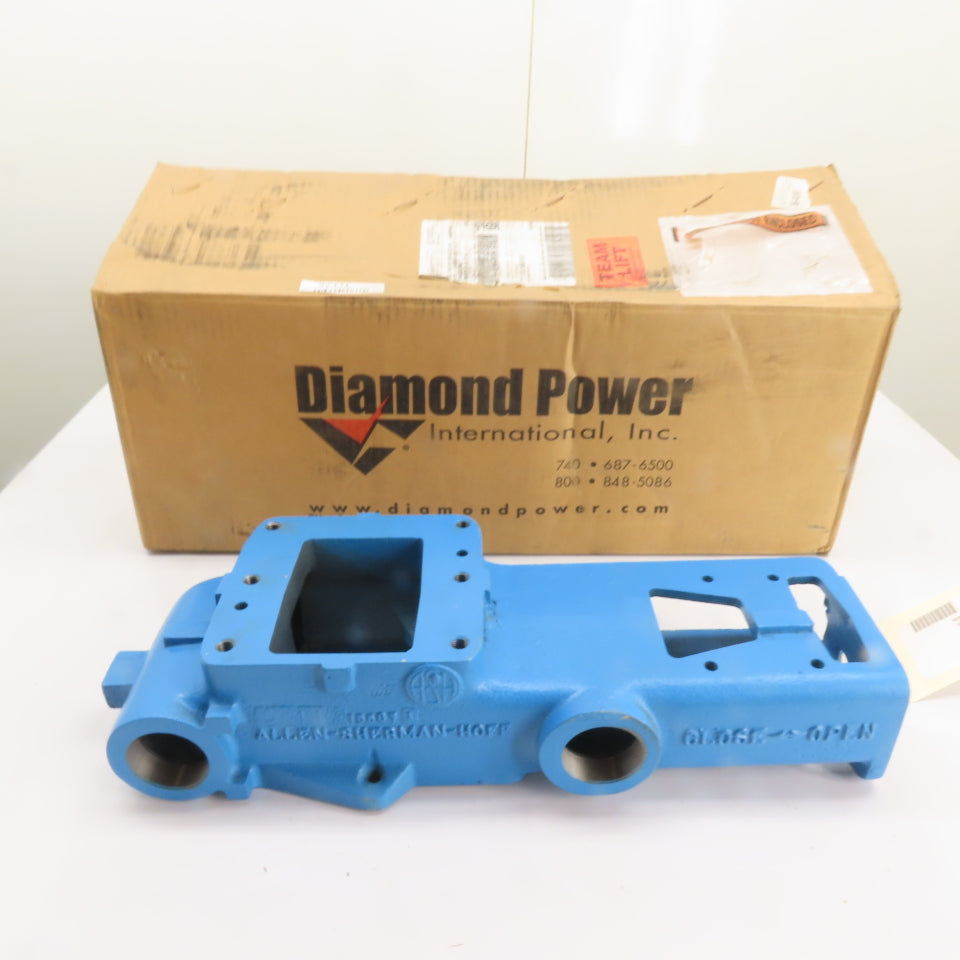 Allen-Sherman-Hoff 15587-1 12x6 Cylinder MTG & Gate Housing Hopper Valve Assy.