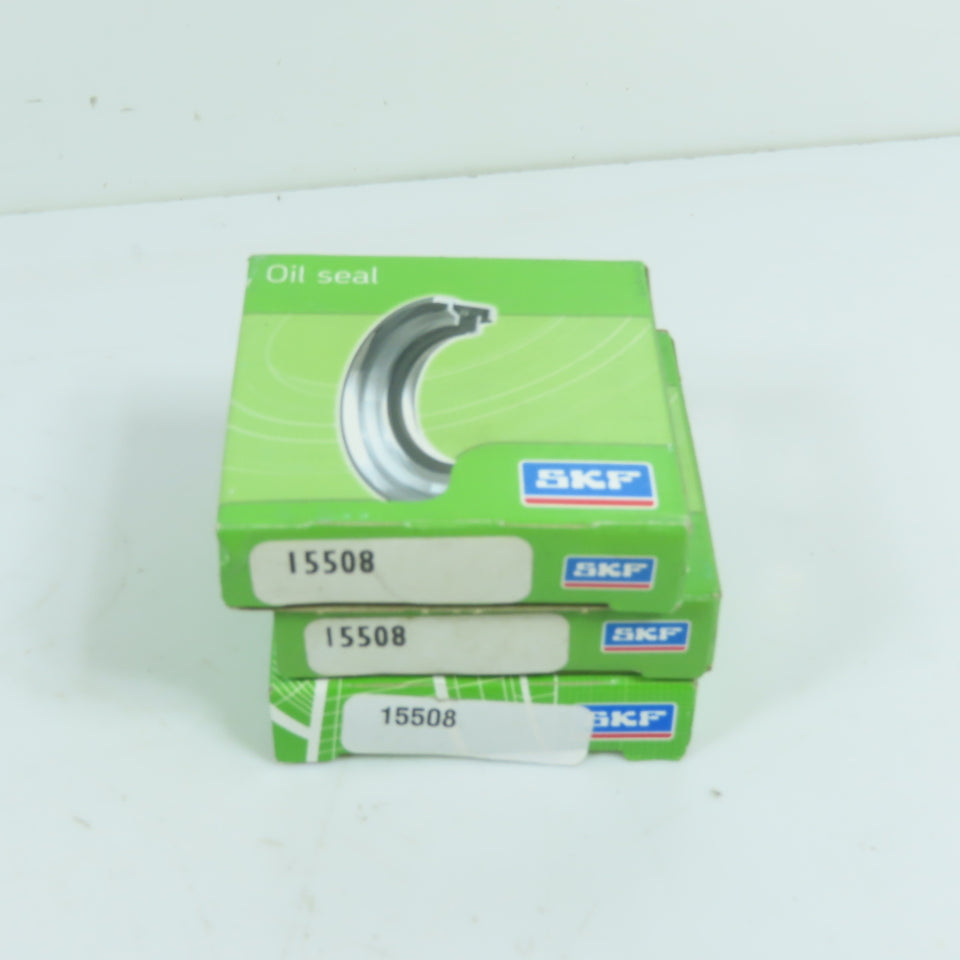 SKF 15508 Single Lip Nitrile Oil Seal Lot of 3