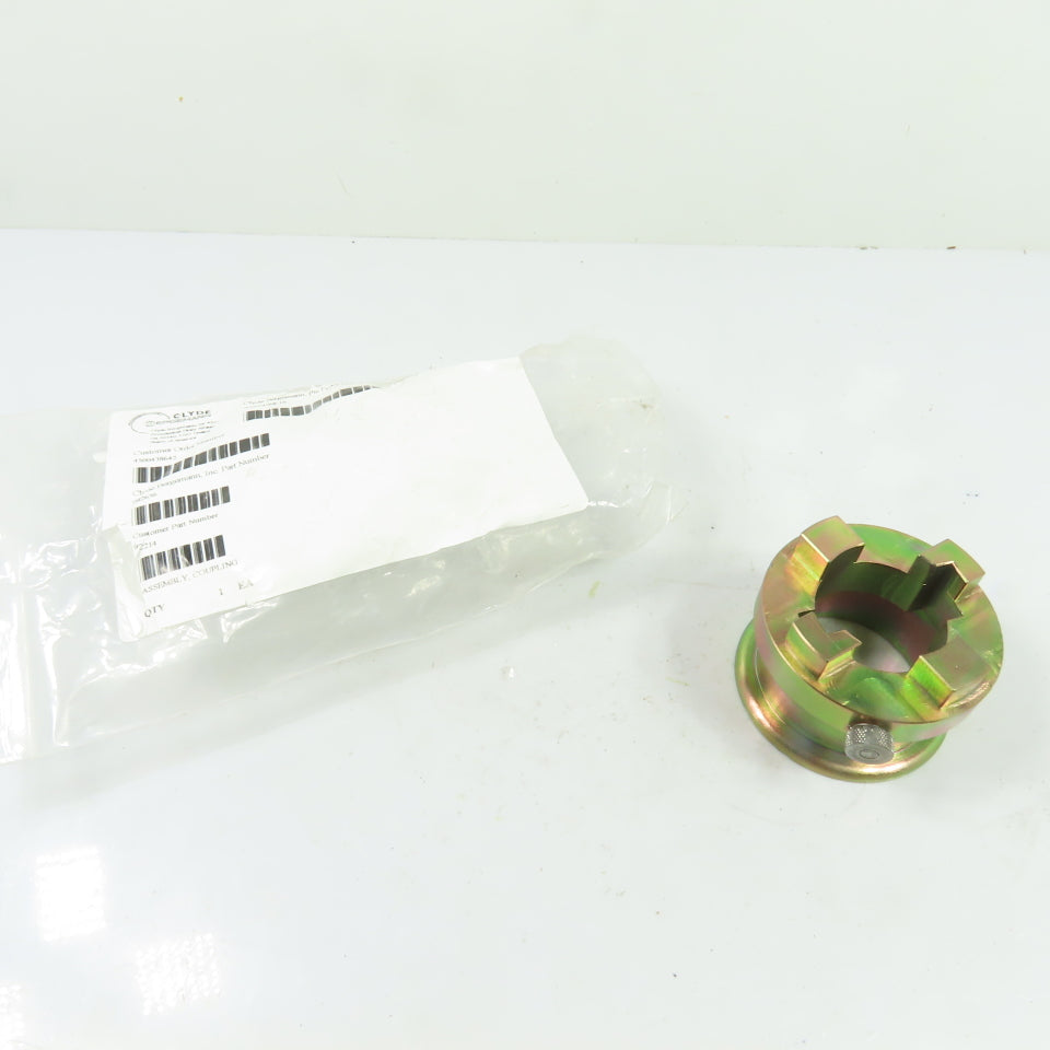 Clyde Bergemann 92214 082656 Coupling Hub Assembly NEW