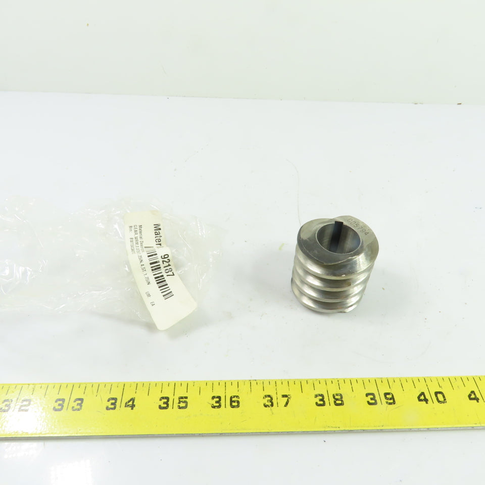 Worm Gear 7/8" Bore 1-3/4" OD 1-3/4" Long