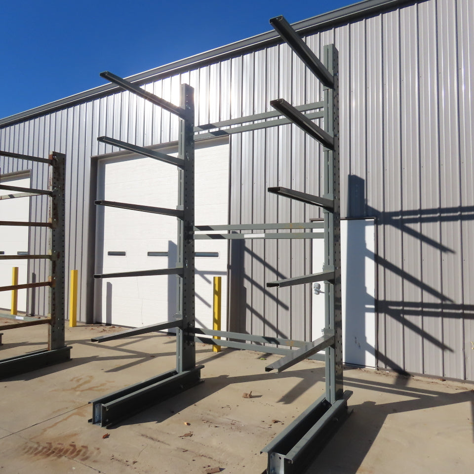 Jarke Steeltree (12')144" Tall x 76" W x 48" Arms 5-Tier Cantilever Rack