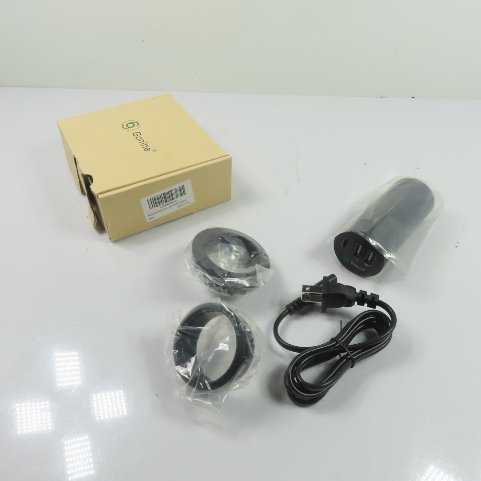 Gonine G-MZ01 Desktop Power Grommet USB-C and Dual USB-A Charging Station