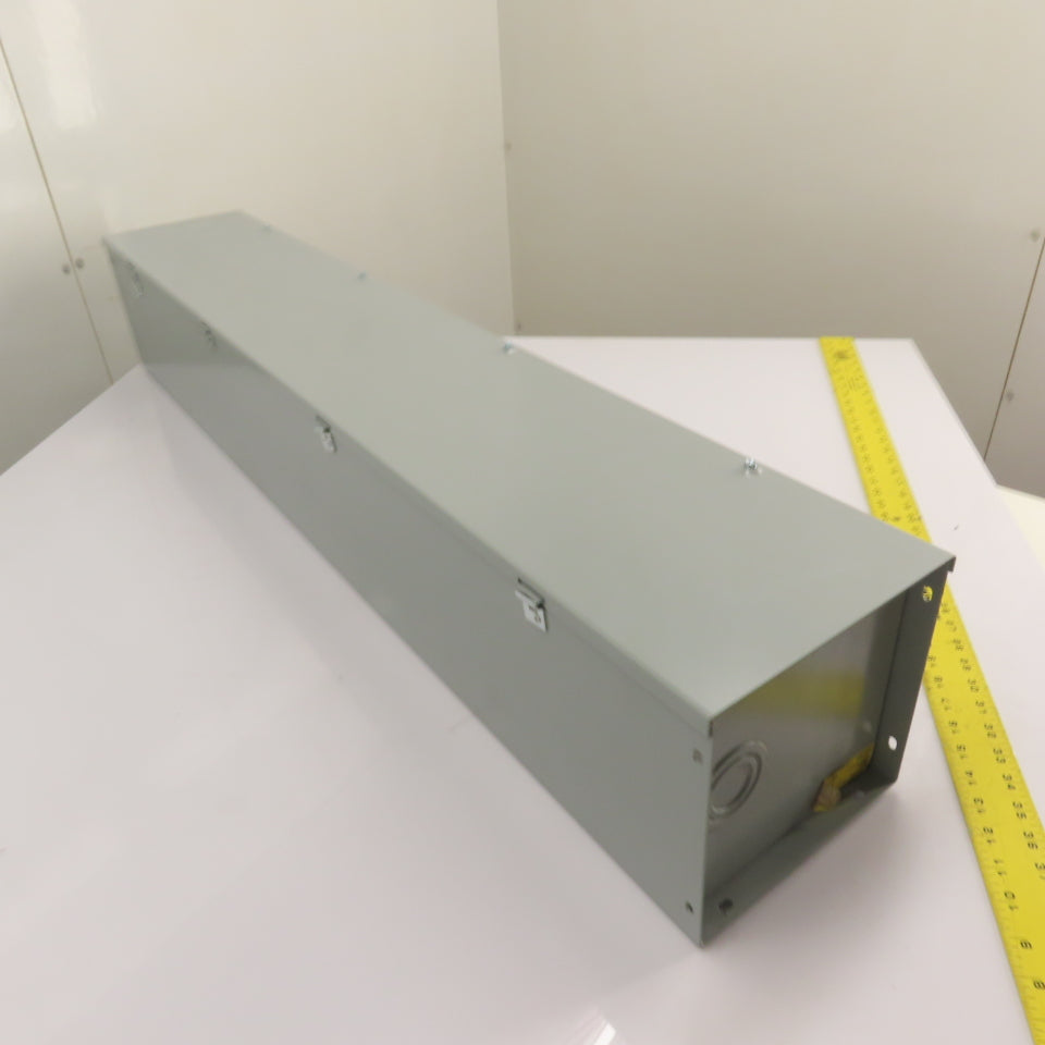Hoffman F88GCP 8x8 NEMA 1 Screw-Cover Steel Wireway Enclosure 48" OAL