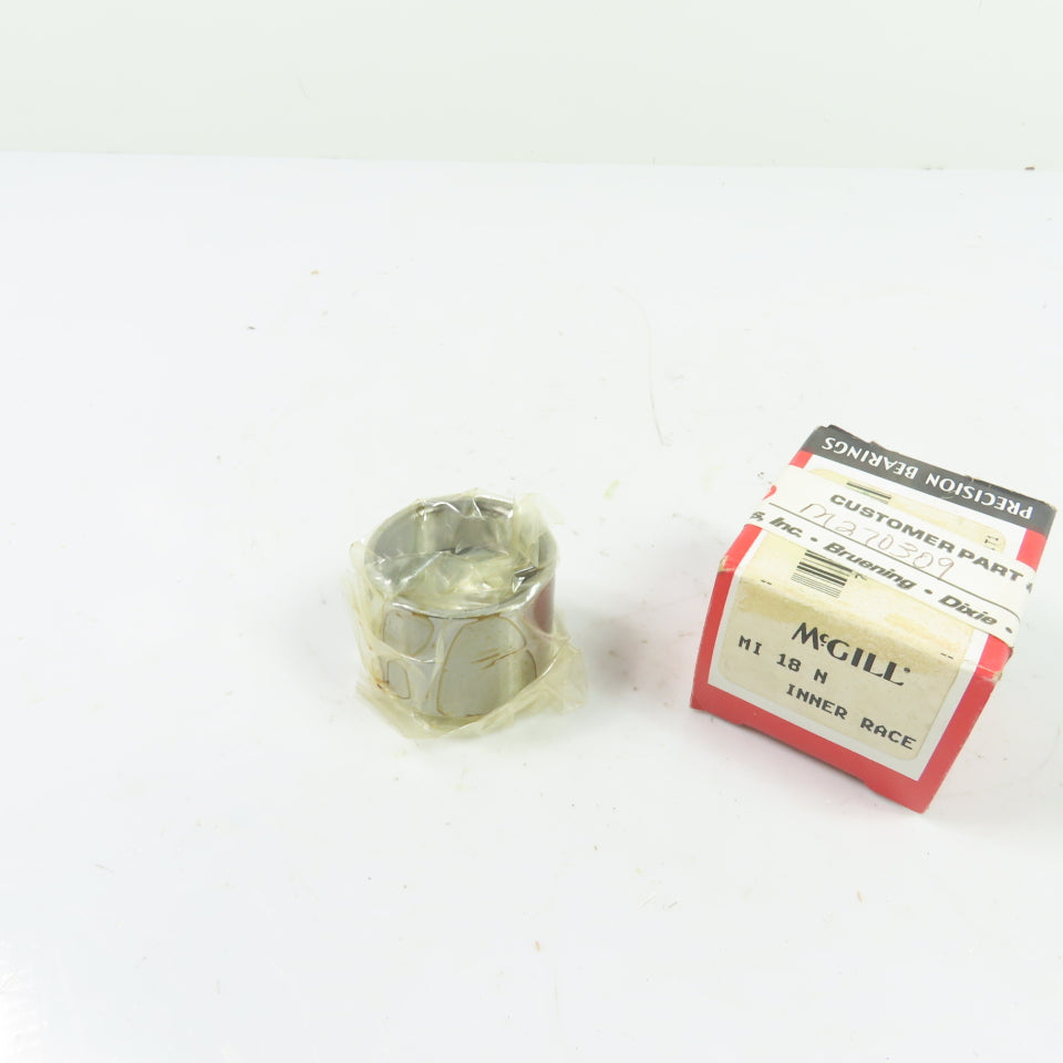 McGill MI-18-N Inner Race Needle Roller Bearing 1-3/8" OD NEW
