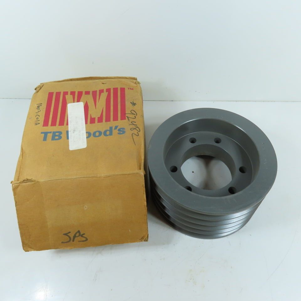 TB Wood's 5V6.7X6-SF 6-Groove 5V Belt Sheave Pulley SF QD Bushed 6.7" OD