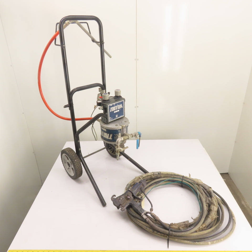 Graco Triton 308 Diaphragm Pump Cart Spray Package w/ L60M10 Gun