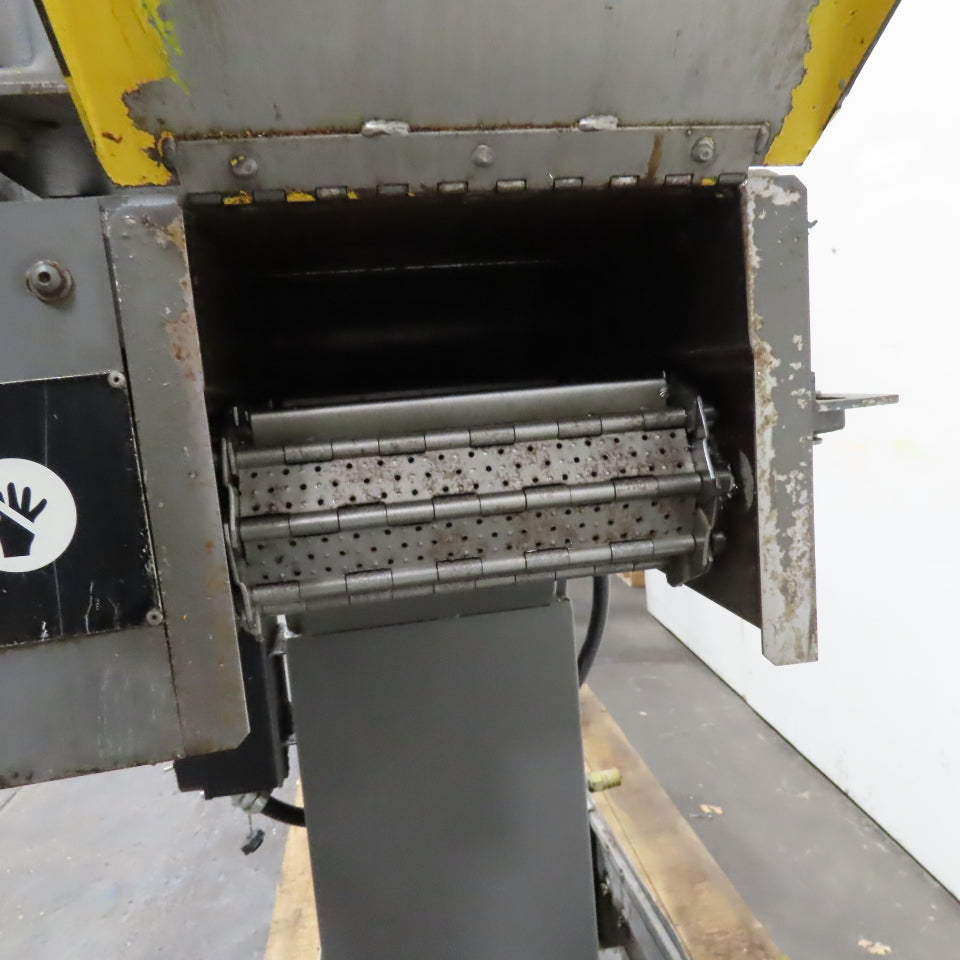 Turbo 6475-8362 Incline Chip Conveyor 1-3FPM 115V 1Ph 1/4H 10" x 113" Long