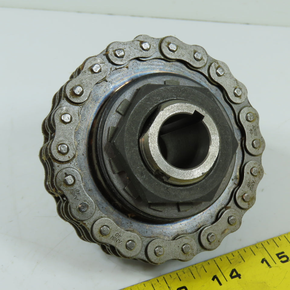 Morse 250A-1C 168166 Torque Limiter Roller Chain Coupling 7/8" Bore
