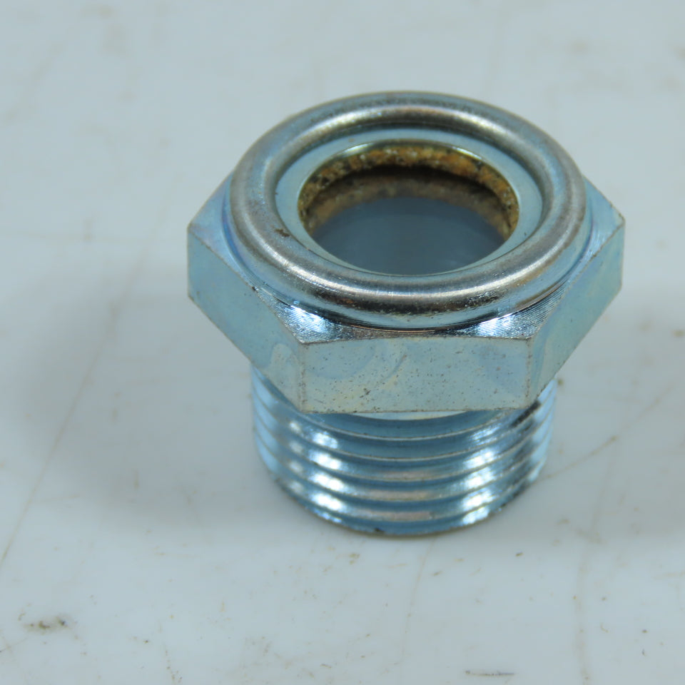 1/2" NPT Sight Glass Zinc