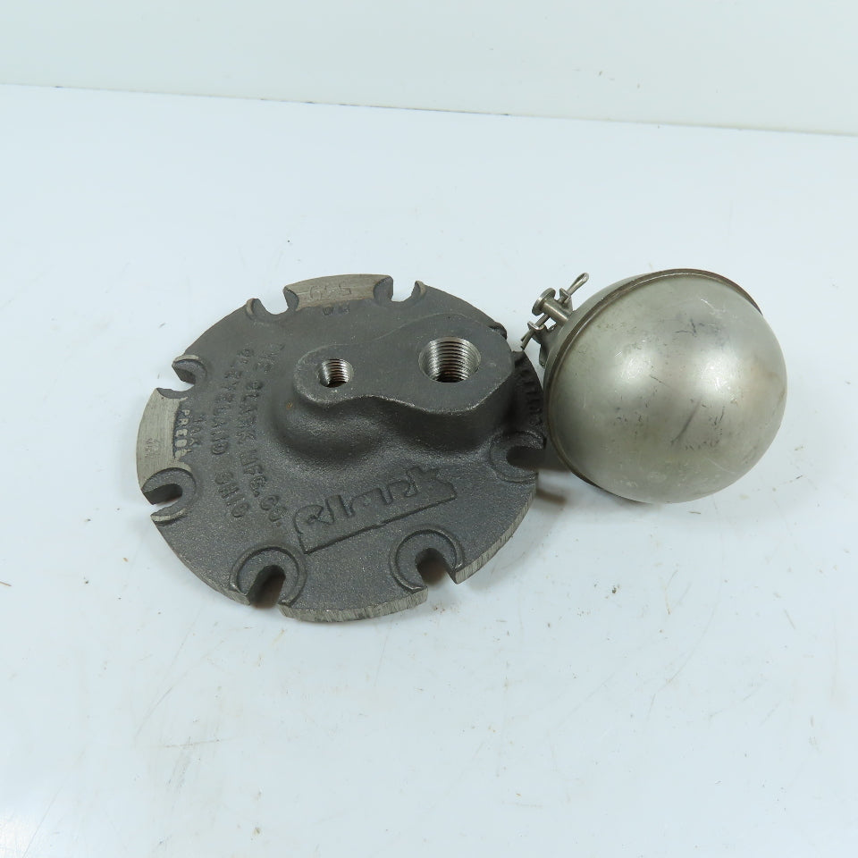Clark-Reliance 539 3" 300# Float Trap Cover Assembly w/ Stainless Float Ball