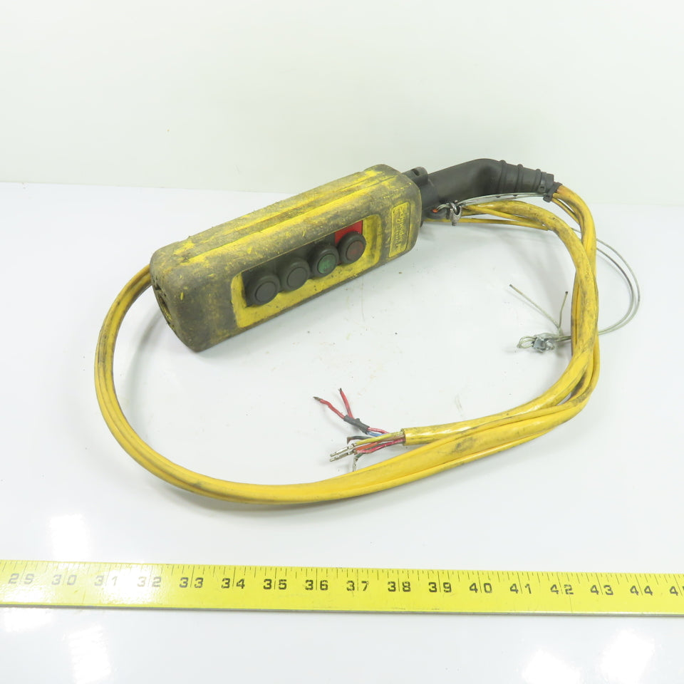 Schneider Electric 4-Button Up/Down/Start/Stop Hoist Pendant Control Station