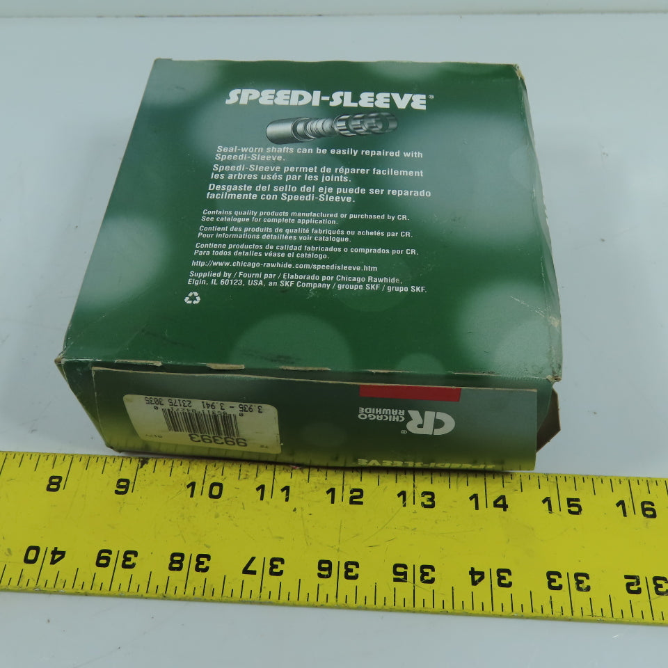Chicago Rawhide Speedi-Sleeve 99393 Shaft Repair Sleeve 3.935-3.941