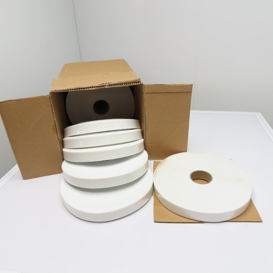 Sutherland Felt Co. WRX 1/8 x 1.5 x 100' White Felt Stripping Roll Lot Of 14