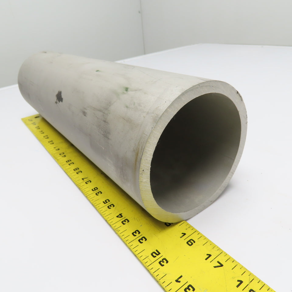 4-1/2" OD x 3-7/8" ID Thick Wall 0.3125" Stainless Steel Pipe Tube 15"