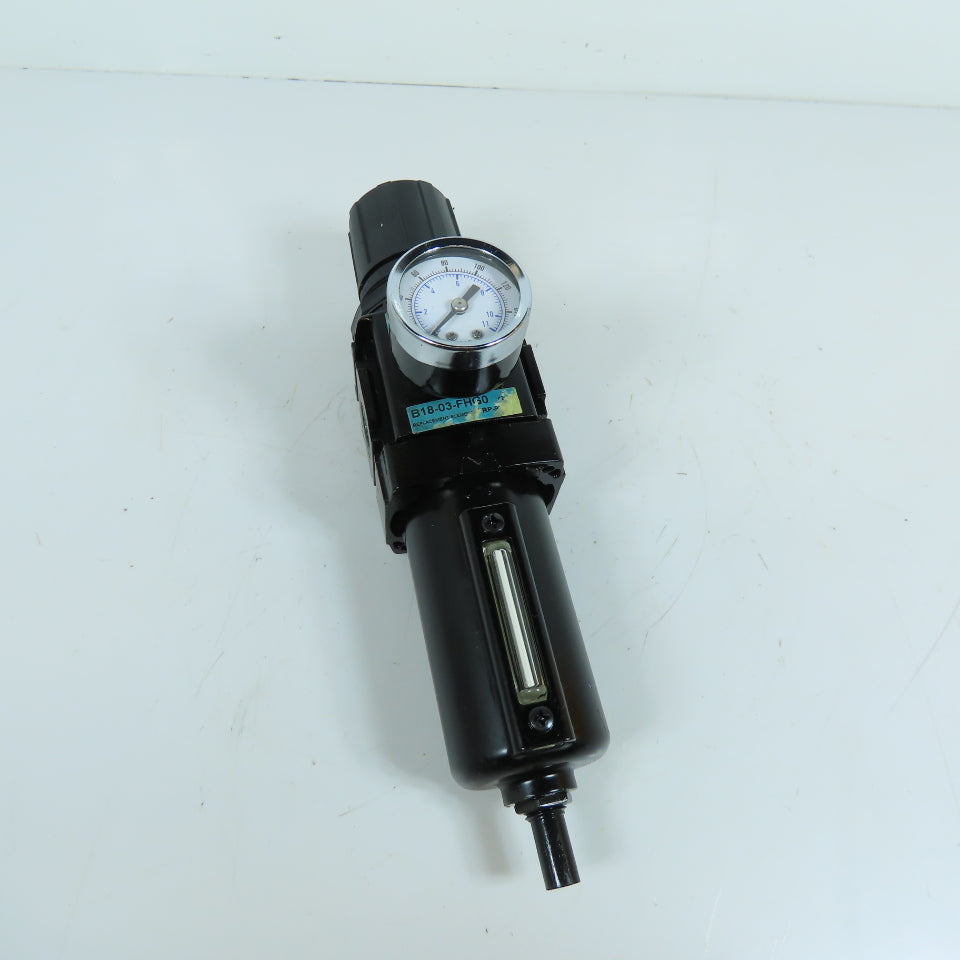 Wilkerson B18-03-FHG0 3/8" NPT Pneumatic Air Filter/Regulator Combo 0-125PSI