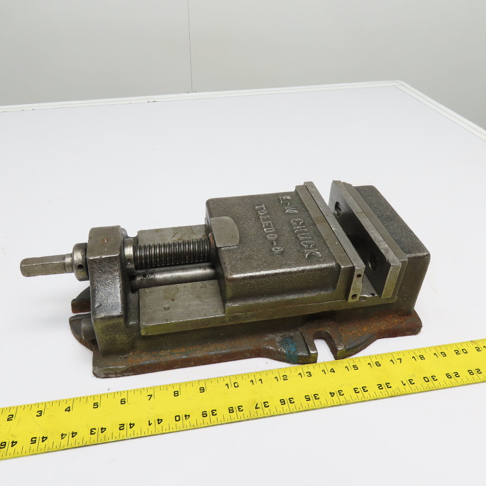 L-W Chuck N/A 6" Non Swivel Machinist Drill Press Bench Vise 6" Open