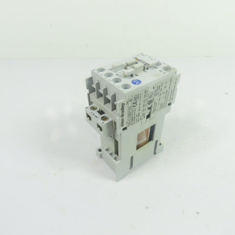 Allen-Bradley 100-C16D*10 16A 3-Pole IEC Contactor 24VDC Coil 600VAC Max