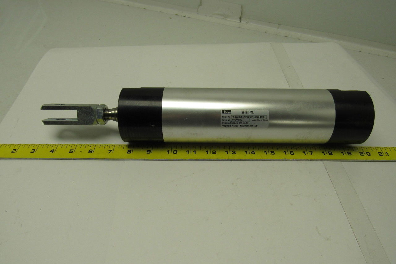 Parker P1LN063DNN0210/DN3S Pneumatic Air Cylinder 63mm Bore 210mm Stroke