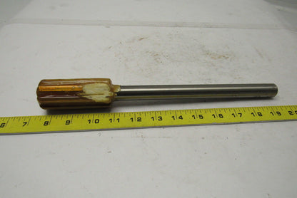 Rock River 2400 1.4160X12" OAL 8 Straight Flute Tin Coated Chucking Reamer