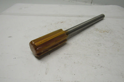 Rock River 2400 1.4160X12" OAL 8 Straight Flute Tin Coated Chucking Reamer