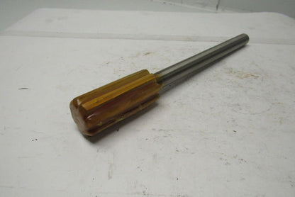 Rock River 2400 1.4160X12" OAL 8 Straight Flute Tin Coated Chucking Reamer