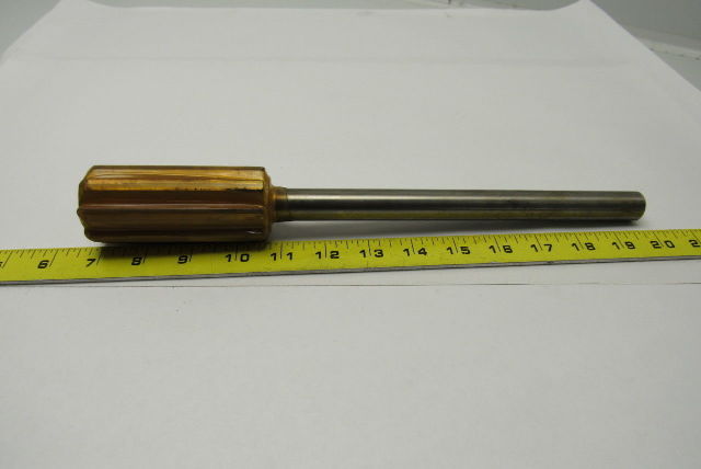 Rock River 2400 1.6660x13" OAL  Tin Coted Straight 8 Flute Chucking Reamer