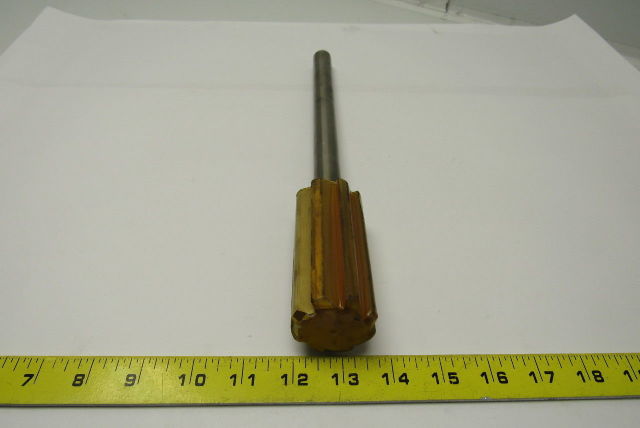 Rock River 2400 1.6660x13" OAL  Tin Coted Straight 8 Flute Chucking Reamer