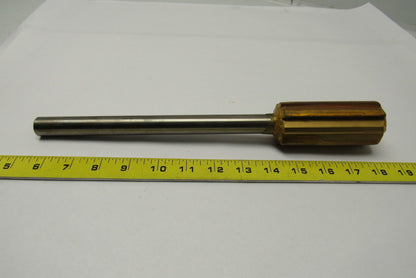 Rock River 2400 1.6660x13" OAL  Tin Coted Straight 8 Flute Chucking Reamer